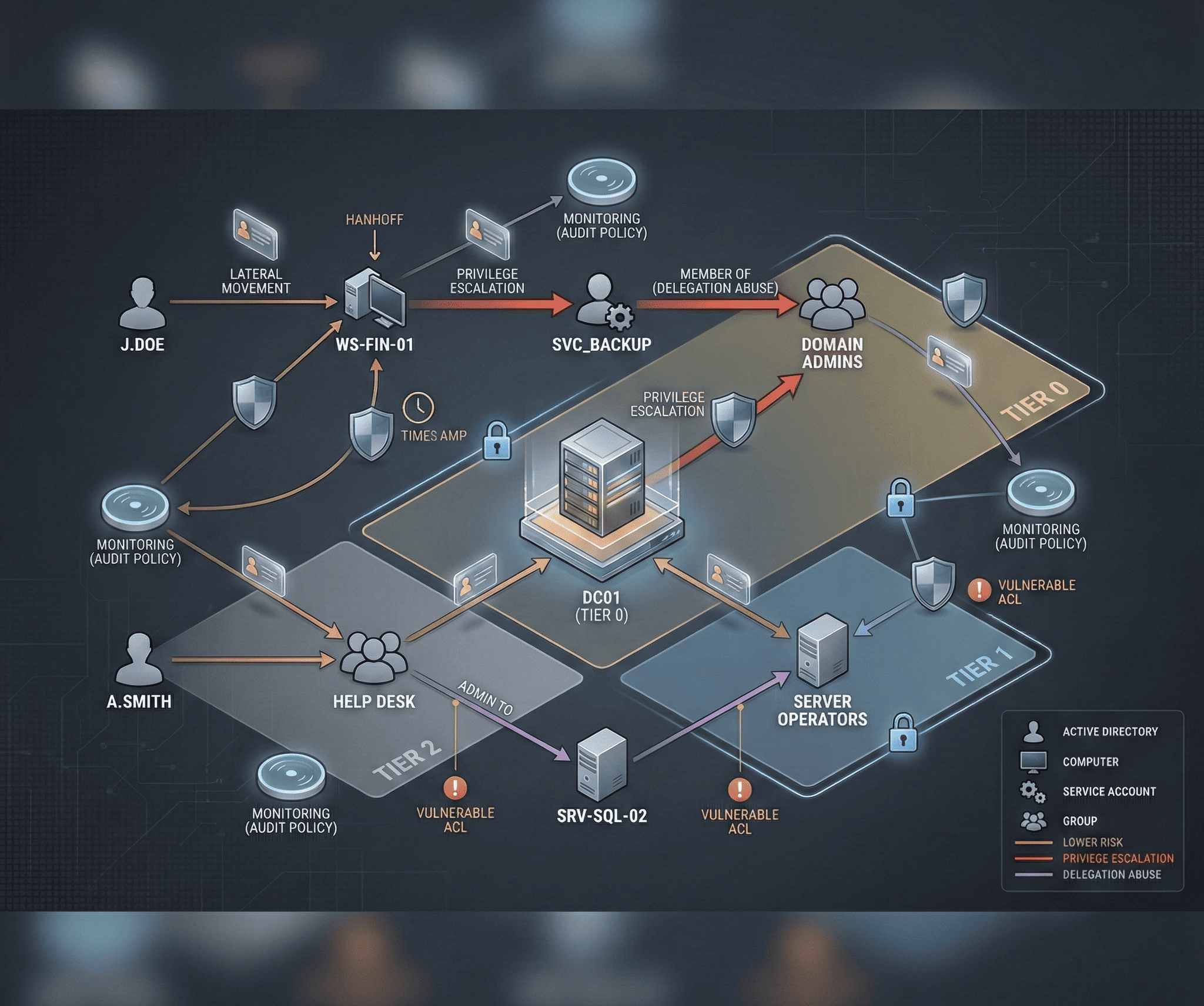 Active Directory Attacks & Defense - A Complete Guide
