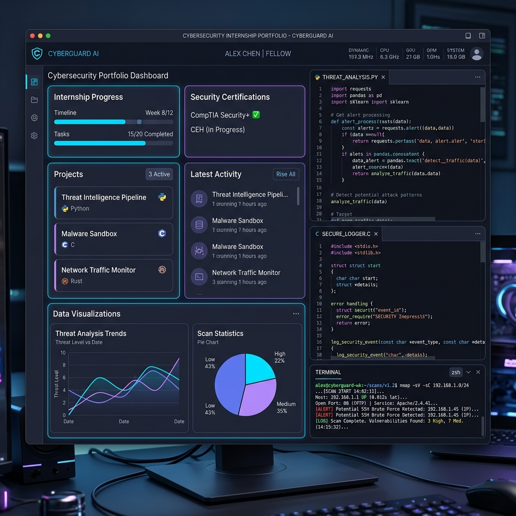 Landing Your First Cybersecurity Internship: A Student's Playbook