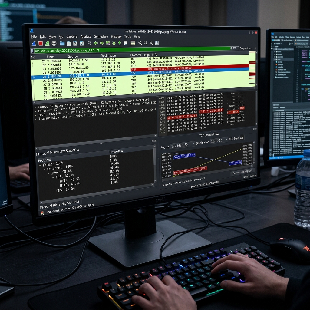 Wireshark Deep Dive: Hunting Threats in Packet Captures
