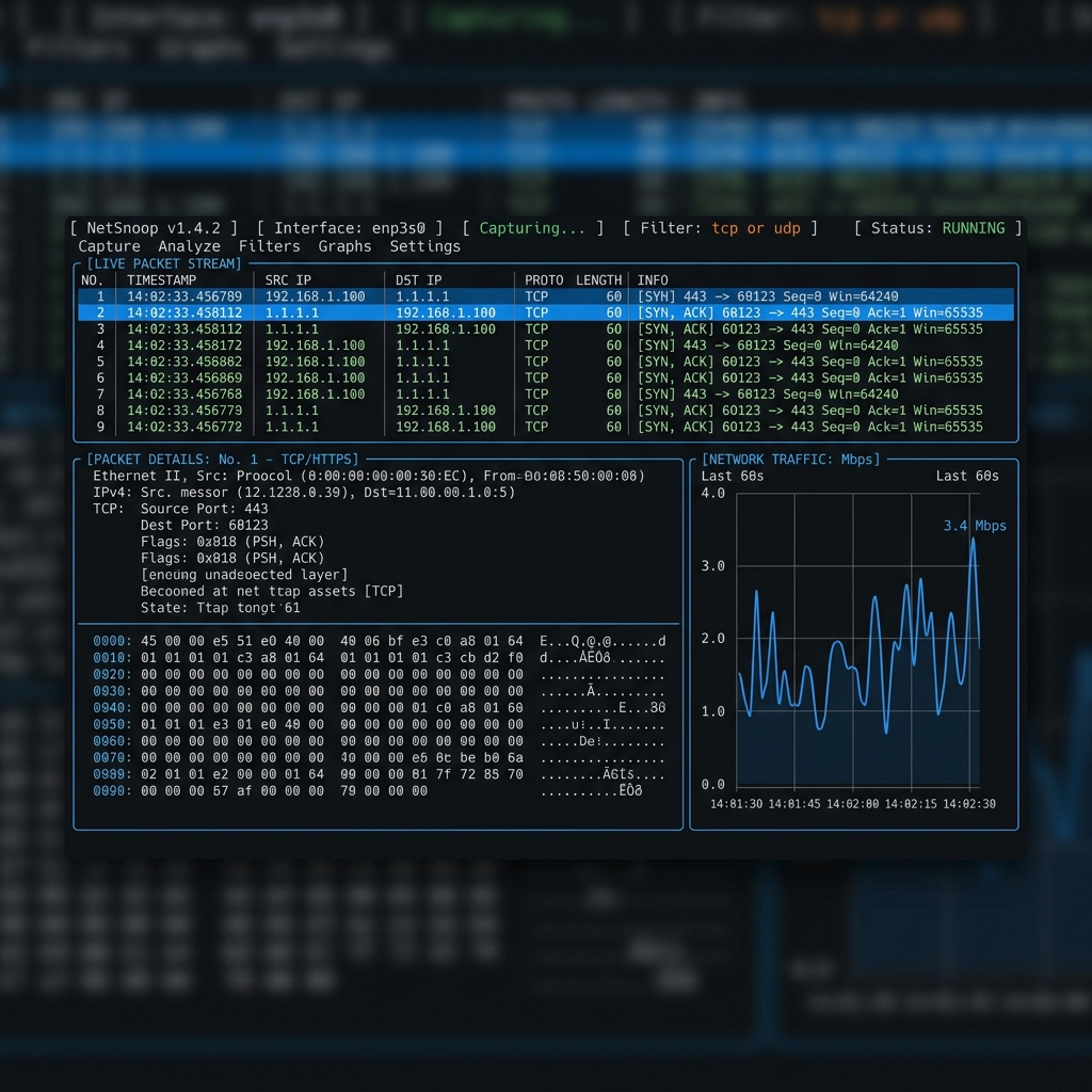 NetSnoop — project screenshot